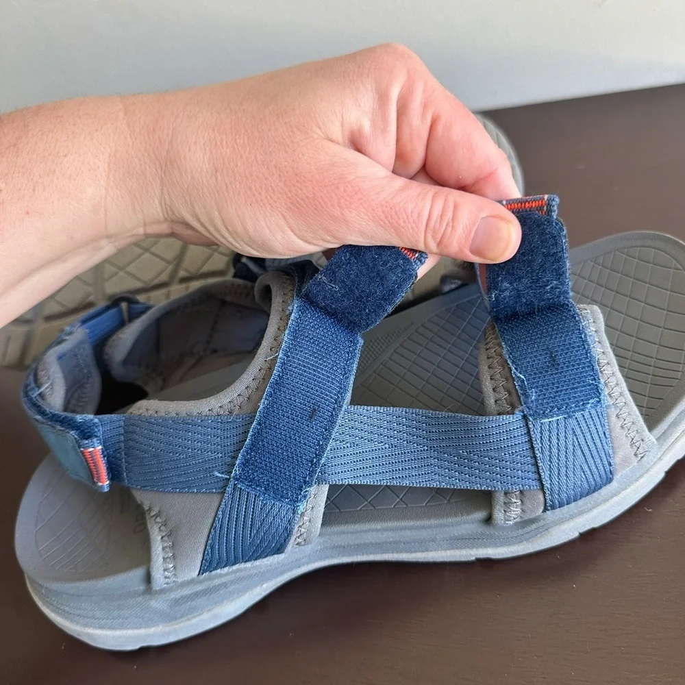 Mens Earth Origins Bostonian Bowen Sport Sandals Blue Size 9